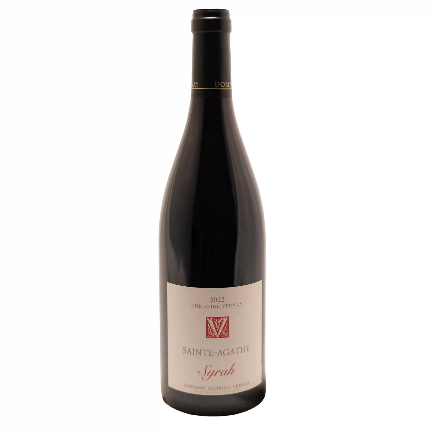 Christine Vernay Sainte-Agathe Syrah 2022 - IGP Collines Rhodaniennes, France