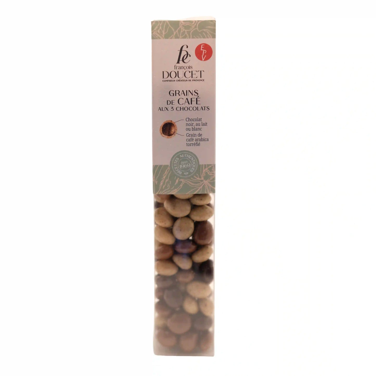 François Doucet Three-Chocolate Coffee Beans, 90g