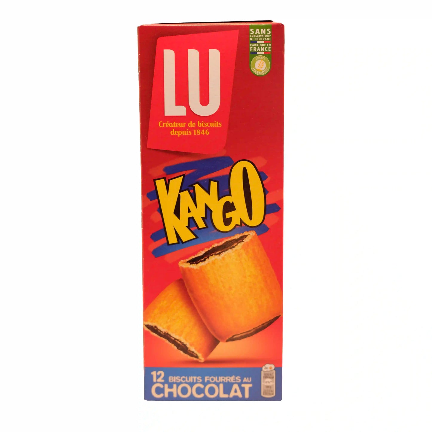 LU Kango Chocolate Filled Biscuits, x12