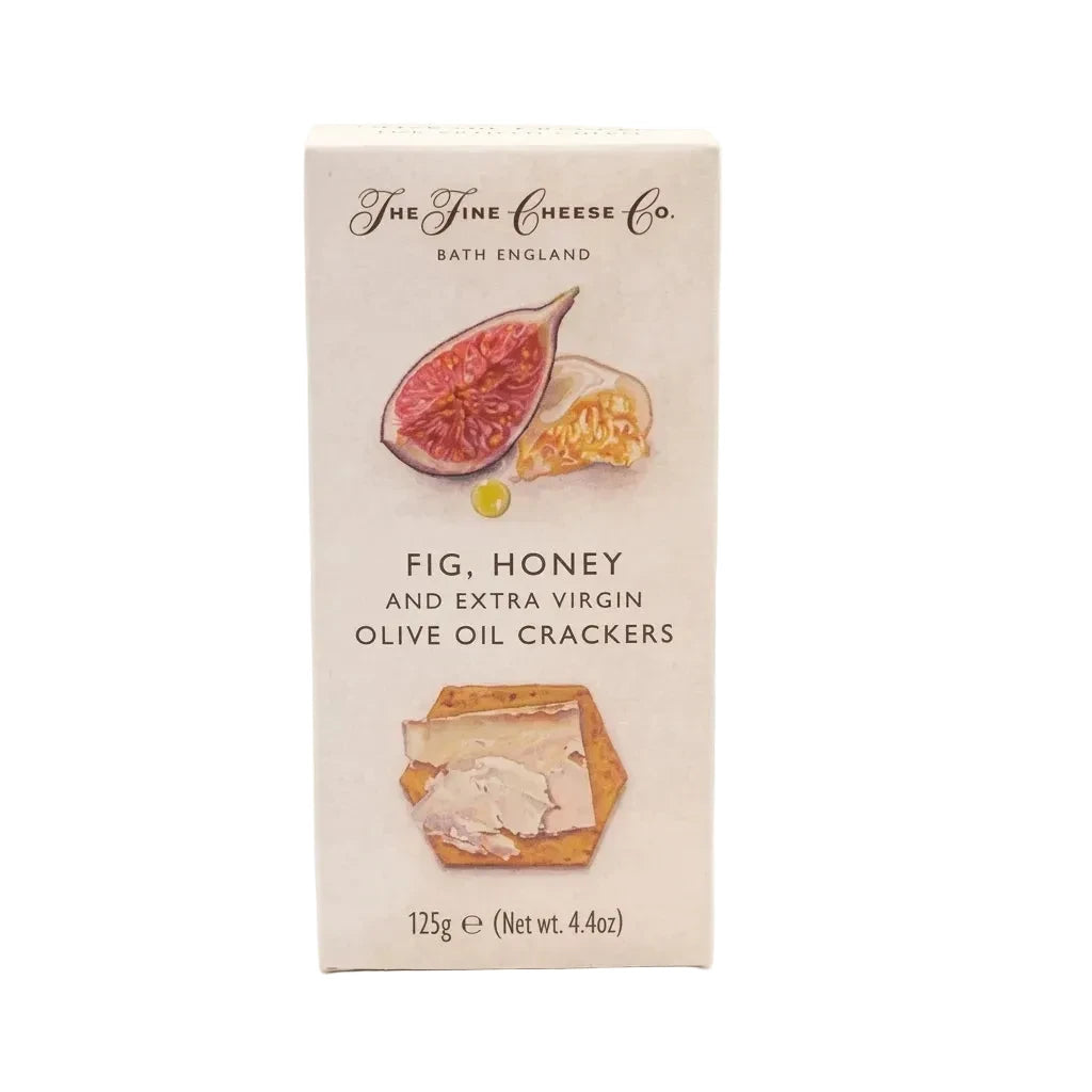 Fig, Honey & Extra Virgin Olive Oil Crackers, 125g