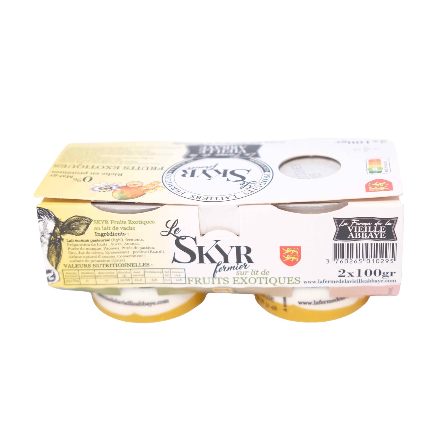 Skyr Fermier, Exotic Fruits, 2x100g