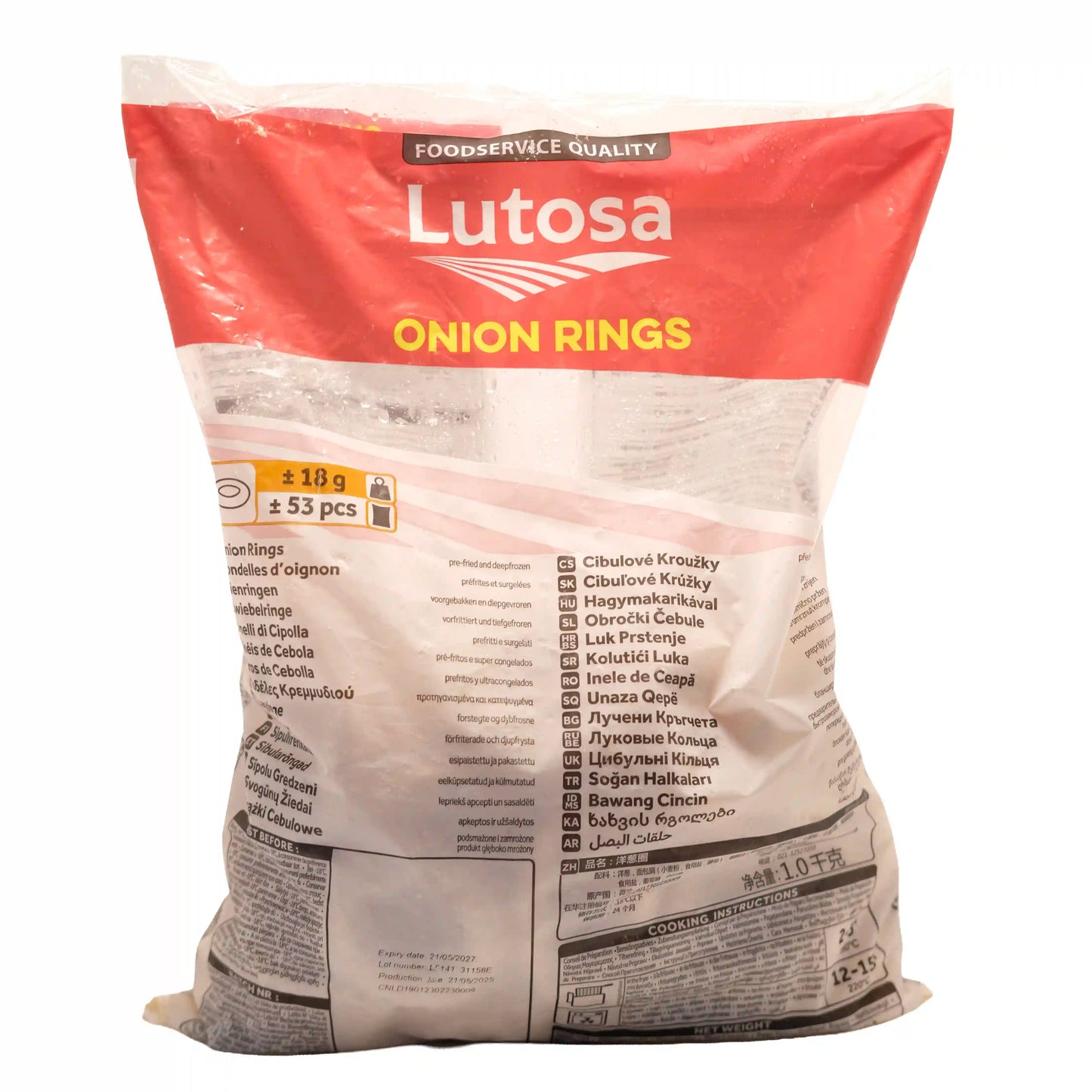 Lutosa Onion Rings 1kg
