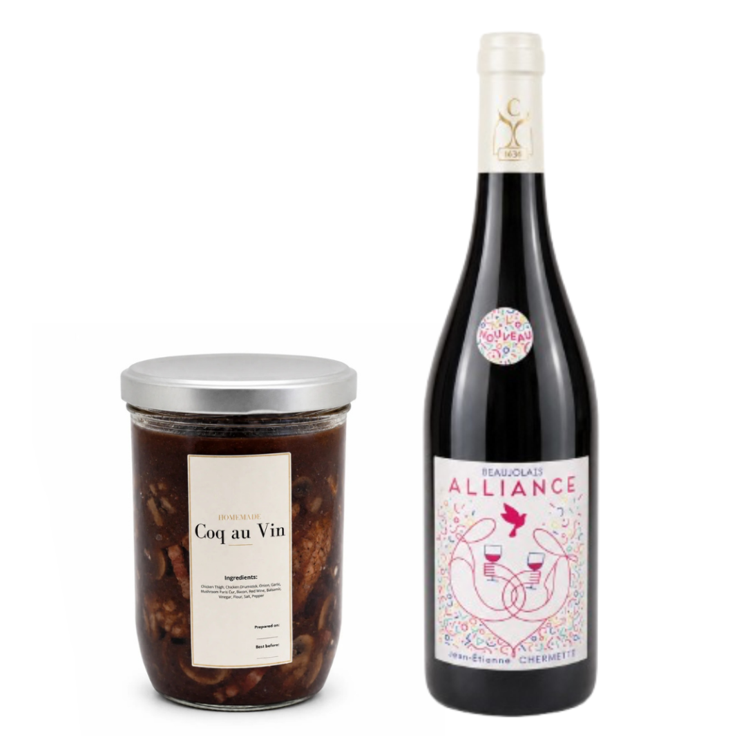 Coq au vin & Beaujolais Alliance Pairing