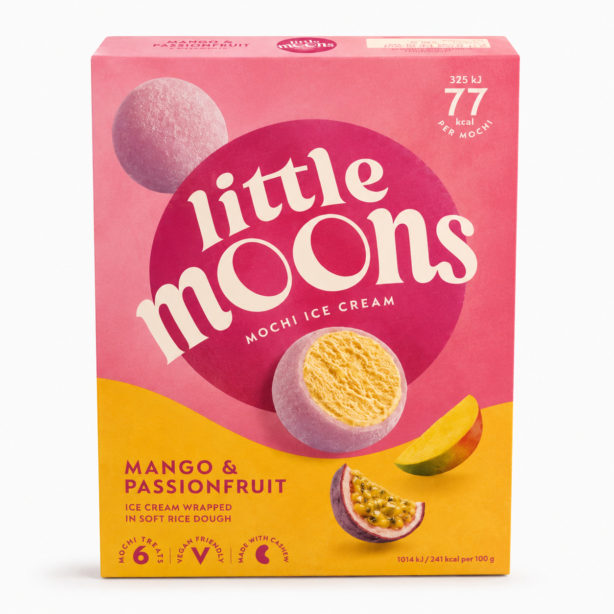 Mango & Passionfruit Mochi x6