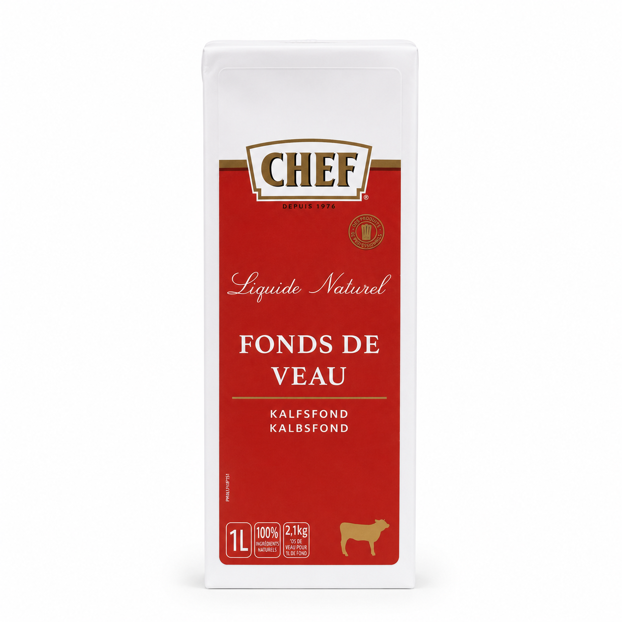 Natural Liquid Veal Stock, 1L