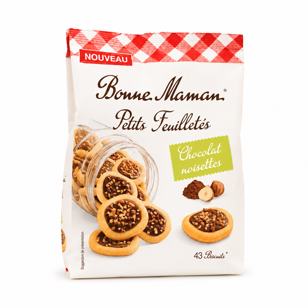 Petits Feuilletés Chocolate Hazelnut, x43