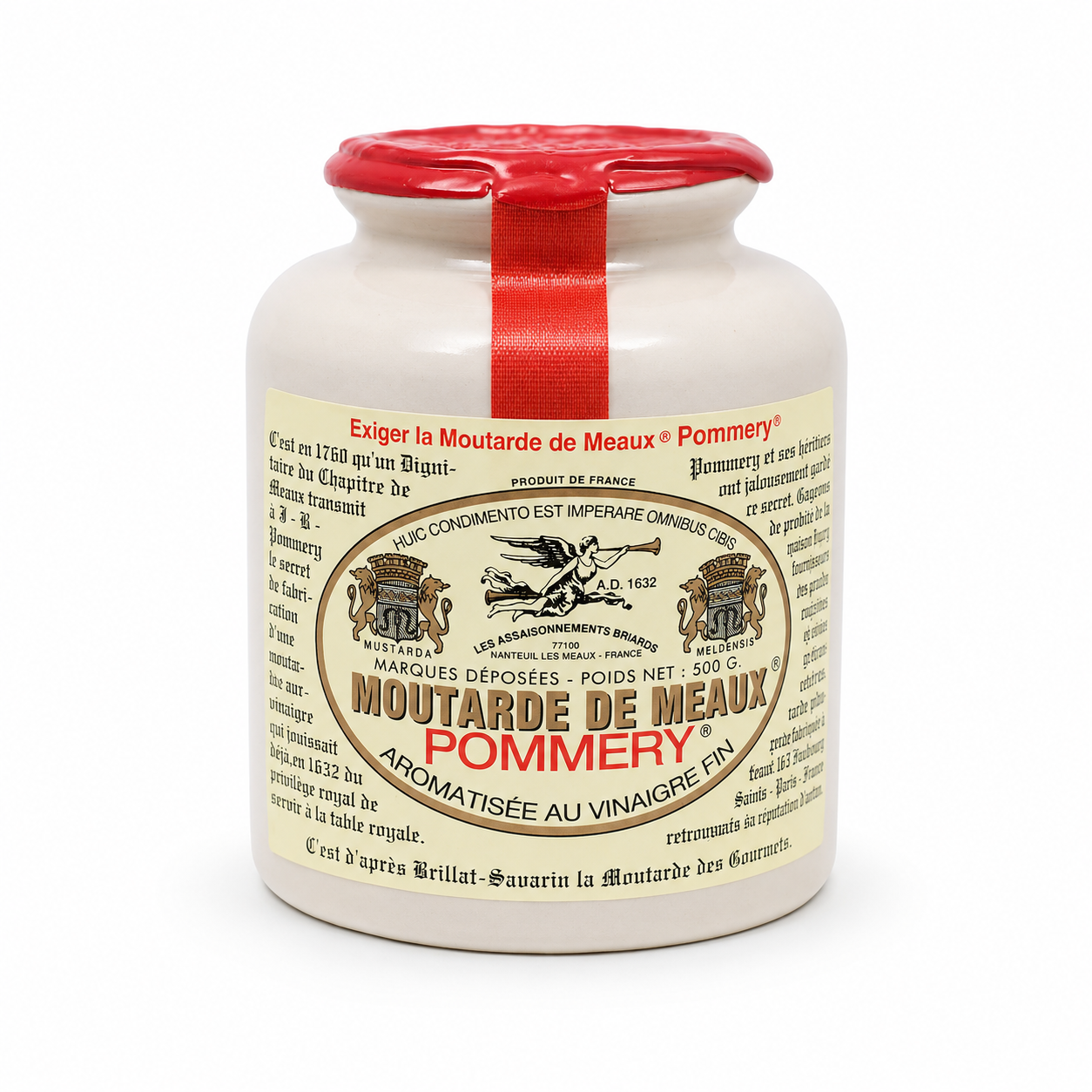 Pommery Moutarde de Meaux Whole Grain Mustard, 500g