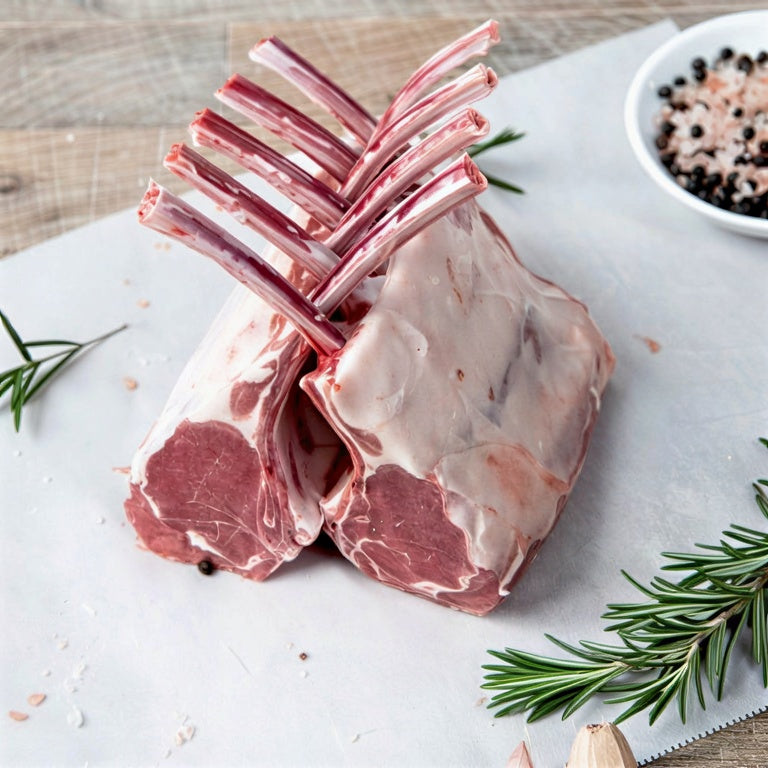 Rack of Lamb Cleaned and Sleeved, 600g