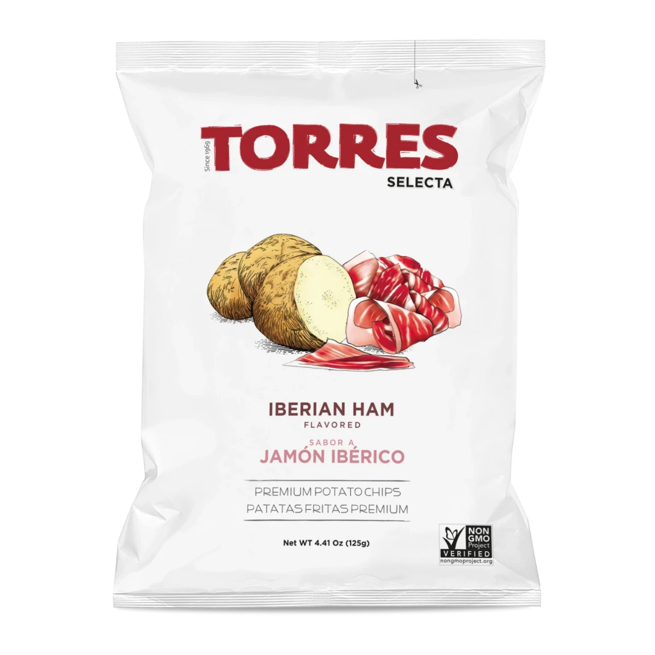 Iberian Ham Potato Chips, 150g