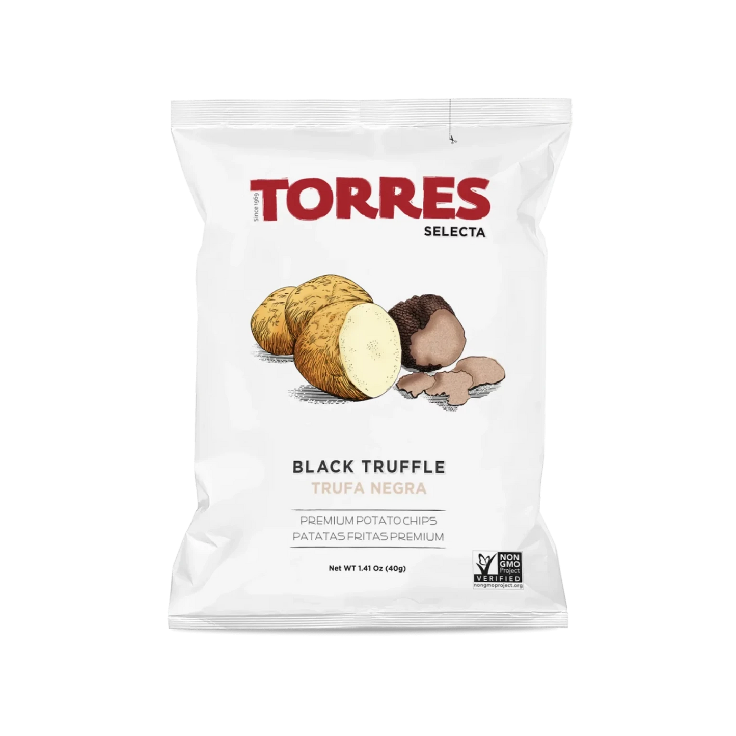 Black Truffle Potato Chips, 40g