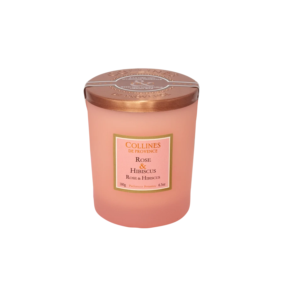 Rose & Hibiscus scented candle