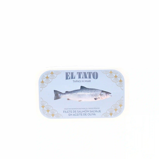 El Tato Wild Salmon Fillet in Olive Oil 115g