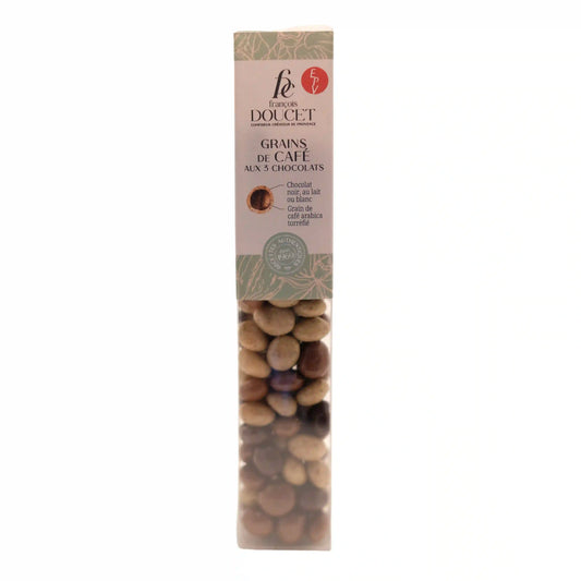 François Doucet Three-Chocolate Coffee Beans, 90g