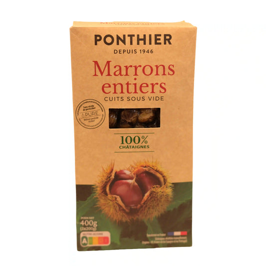 Ponthier Whole Chestnuts Vacuum-Cooked
