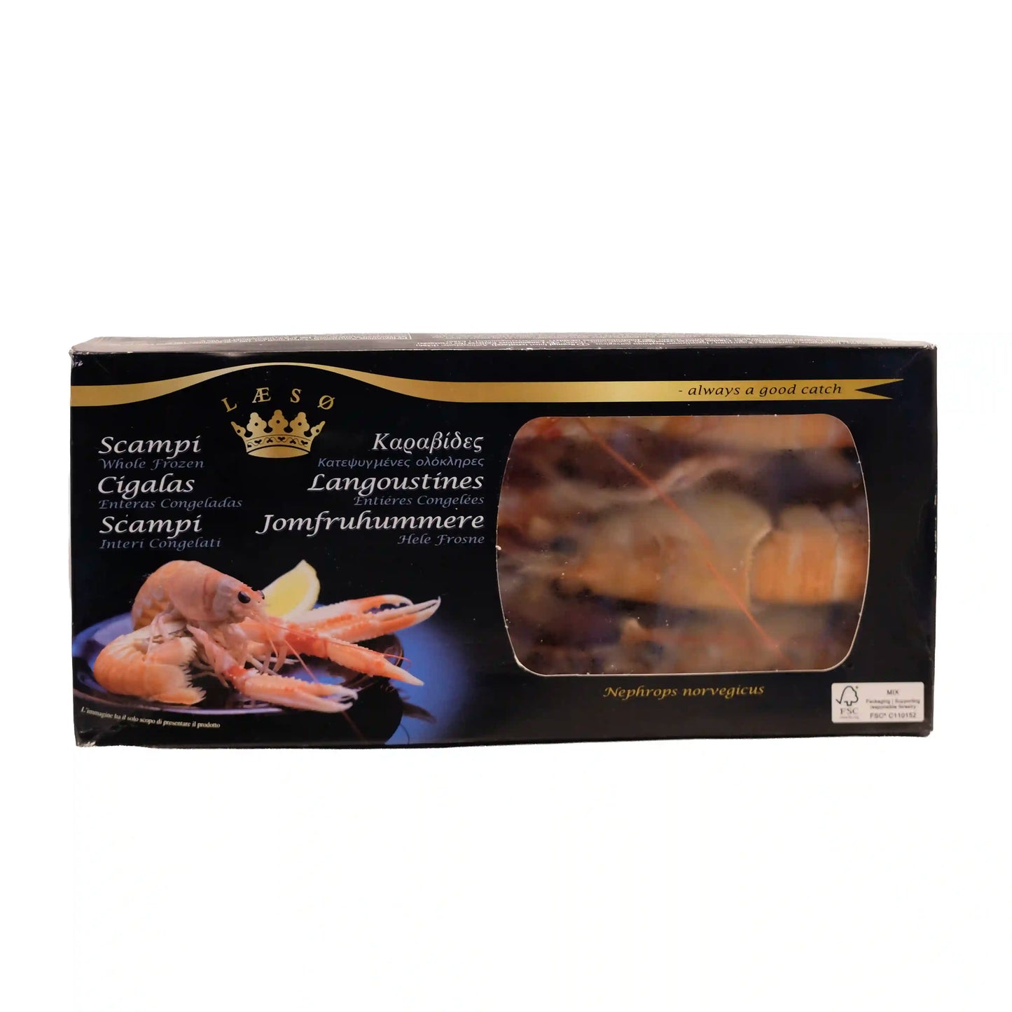 Frozen Whole Langoustines 4/7 800g