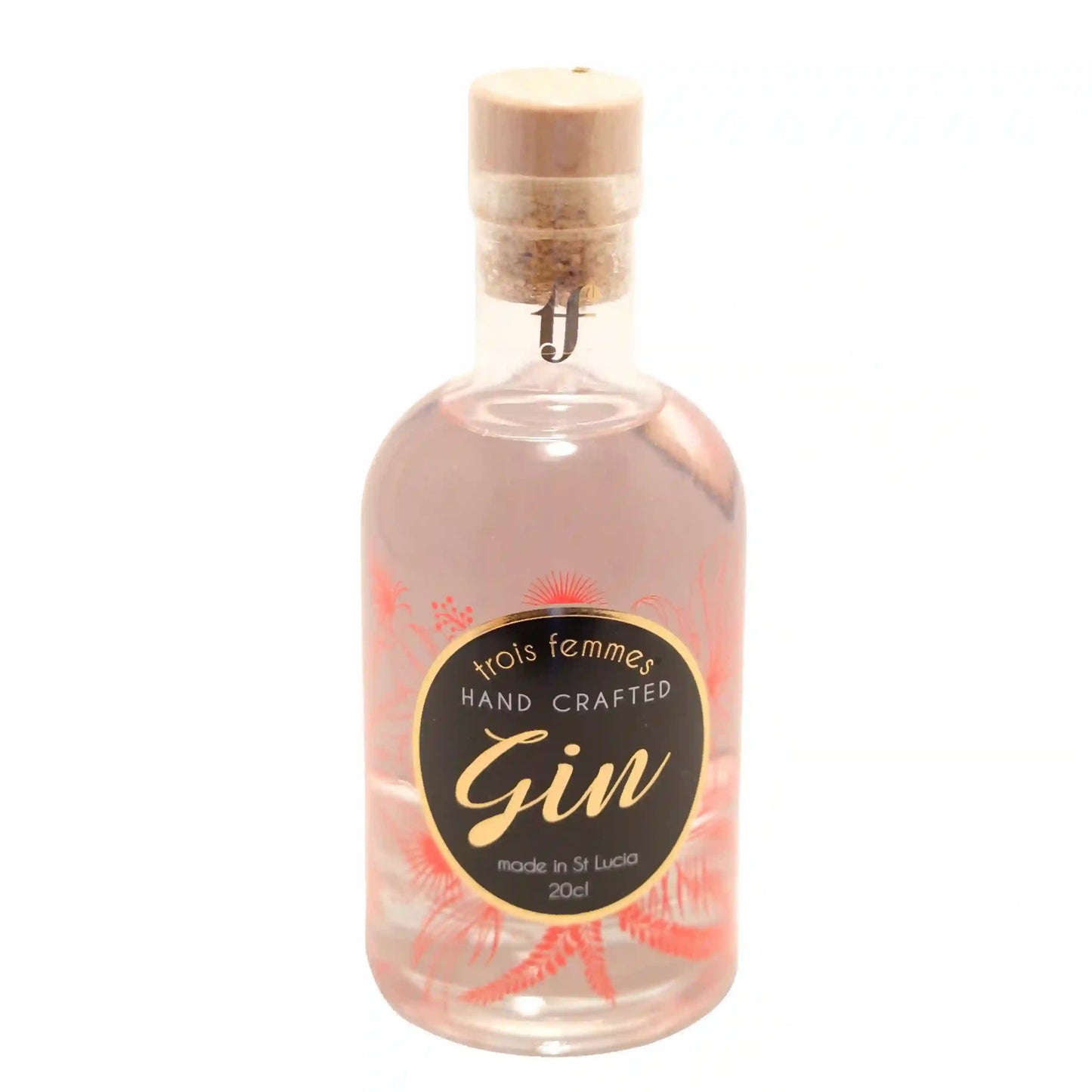 Trois Femmes Hand Crafted Hibiscus Flowers Gin, St Lucia