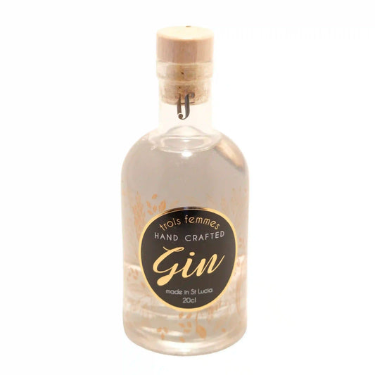 Trois Femmes Hand Crafted Cacao Nibs & Ginger Gin, St Lucia