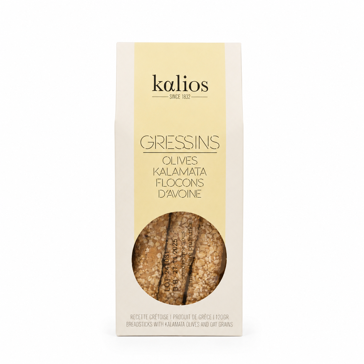 Breadsticks with Kalamata Olives & Oat Flakes, 120g