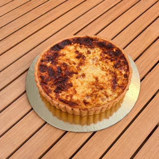 Cheese & Bacon Quiche (Large)