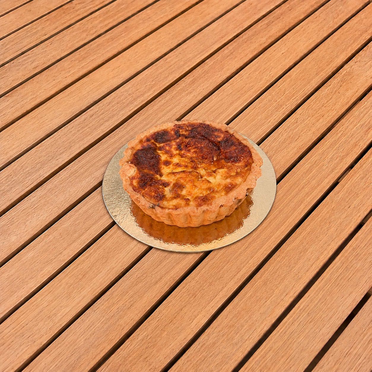 Cheese & Bacon Quiche (Individual)