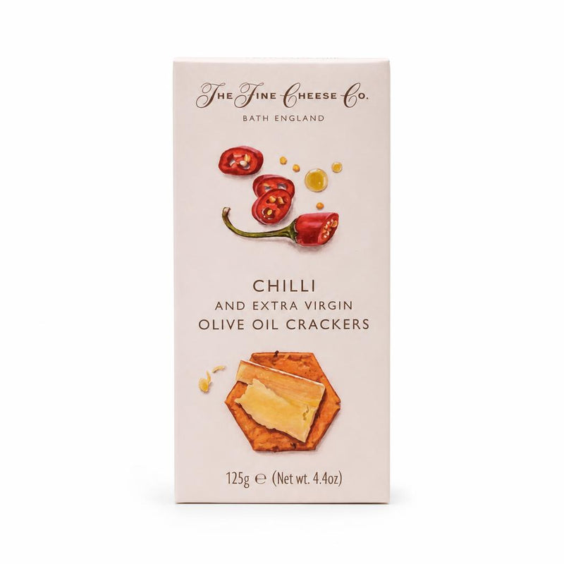 Chilli & Extra Virgin Olive Oil Crackers, 125g