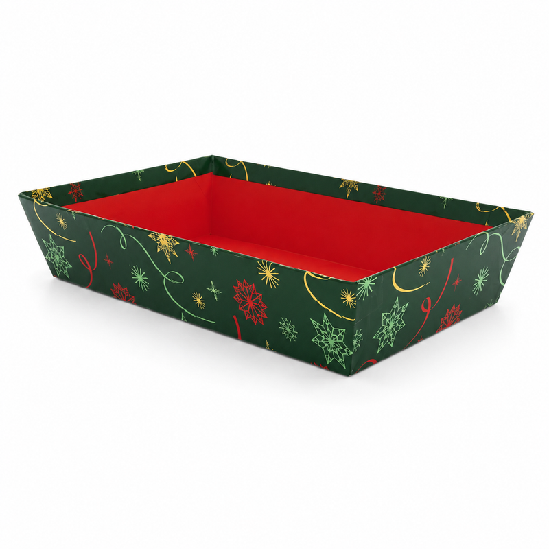 Christmas Green Basket Large