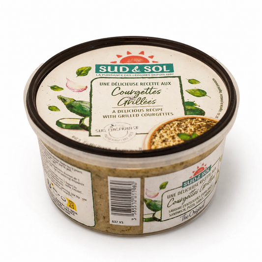 Container of Sud & Sol with label on a white background