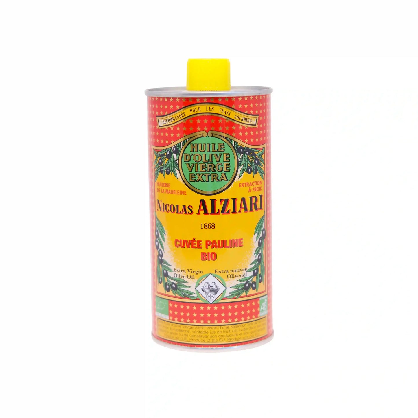 Nicolas Alziari Cuvée Pauline Organic Extra Virgin Olive Oil, 500ml
