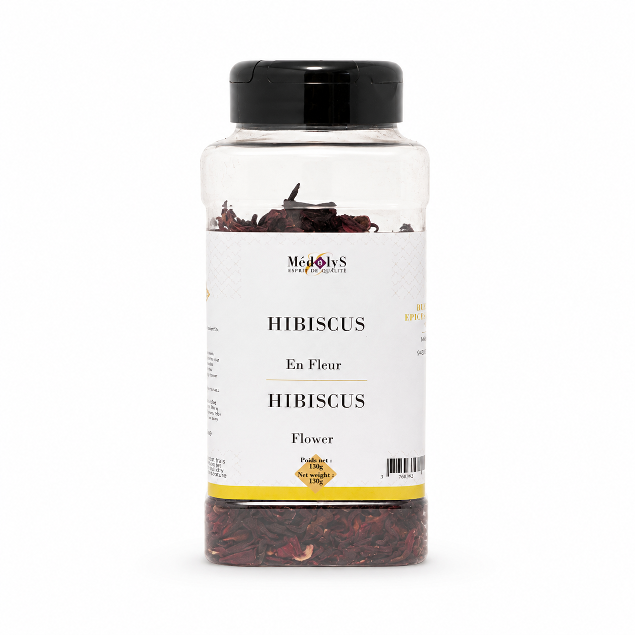 Dried Hibiscus Flowers, 130g