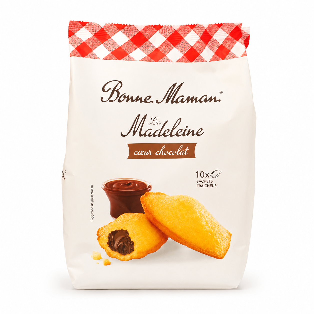 Madeleine Chocolate Heart, x10