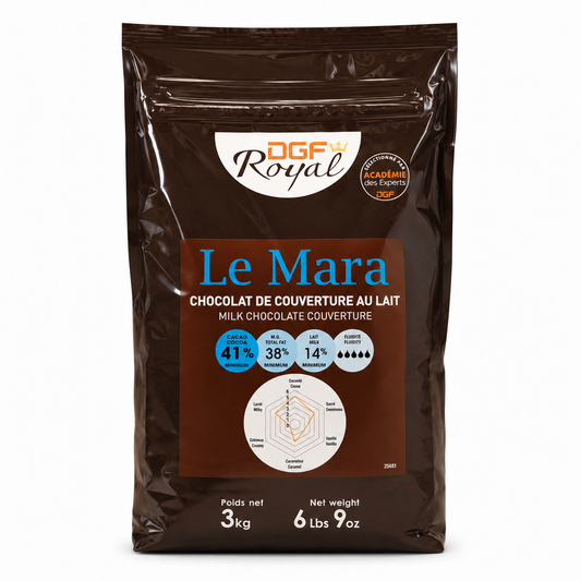 Milk Chocolate Couverture Le Mara 41%, 3kg