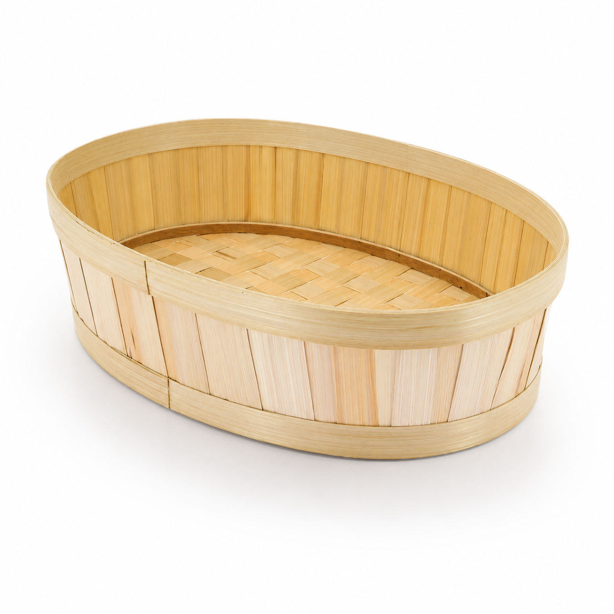 Oval Bamboo Basket