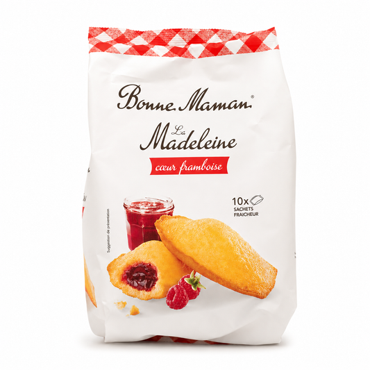 Raspberry Heart Madeleine, x10