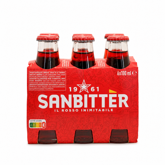 Sanbitter Il Rosso Non-Alcoholic Aperitif, 6x100ml