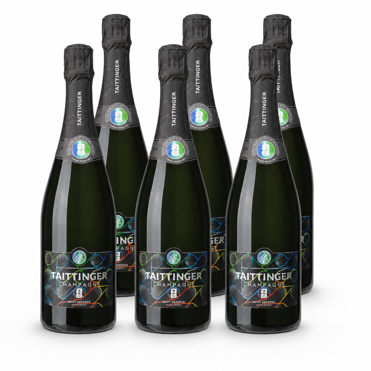 Taittinger Champagne Brut Réserve – FIFA World Cup 26 Edition (Case of 6)