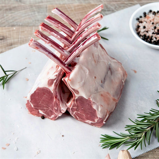 Rack of Lamb Cleaned and Sleeved, 600g