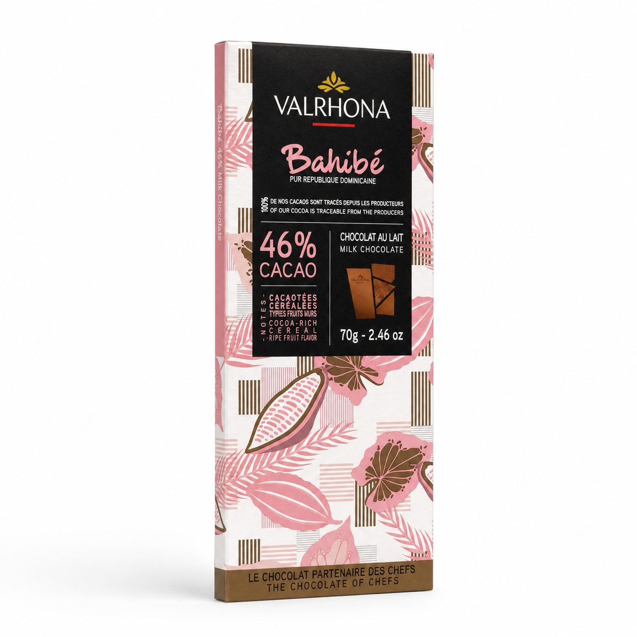 Valrhona Bahibé Milk Chocolate Bar 46%