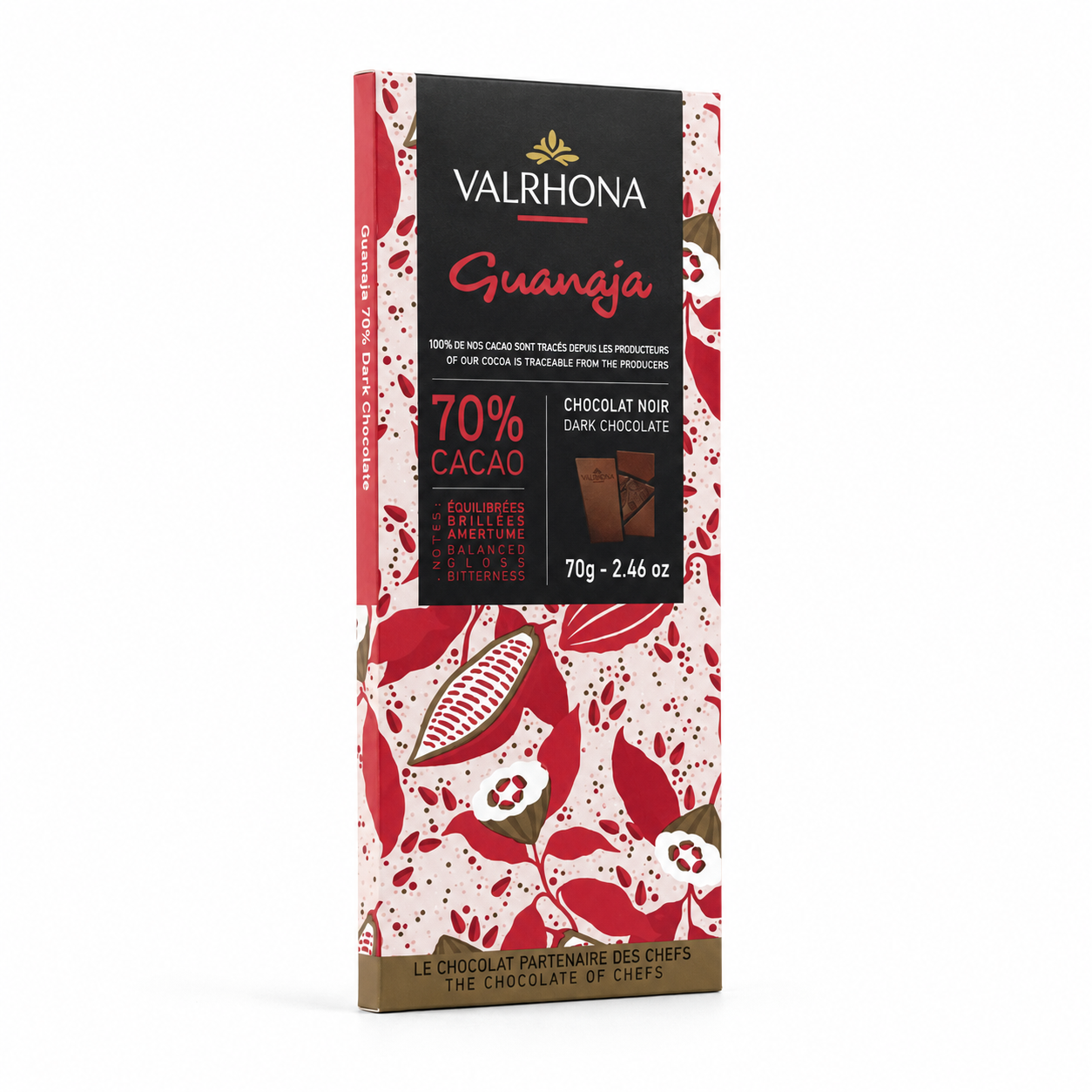 Valrhona Guanaja Dark Chocolate Bar, 70g