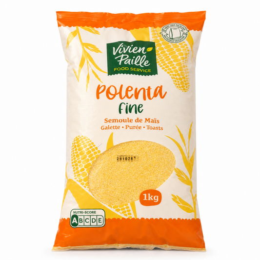 Vivien Paille Polenta Fine package on a white background