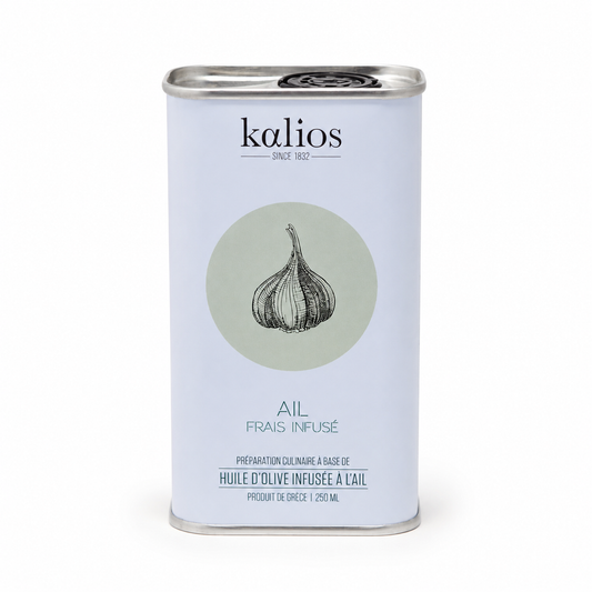 Garlic Infused Olive Oil, Kalios 250ml