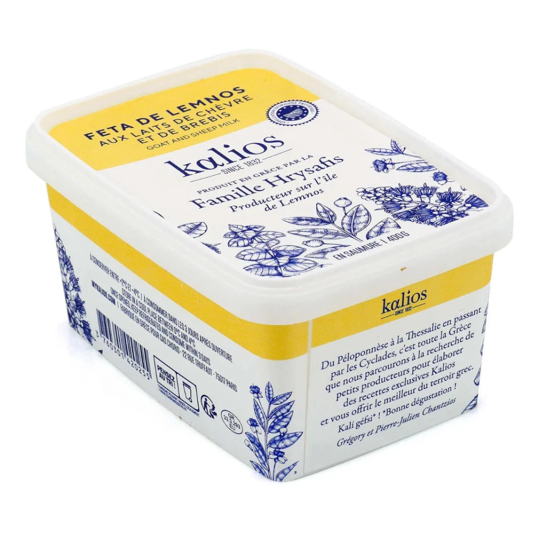Artisanal Feta de Lemnos Goat & Sheep Milk