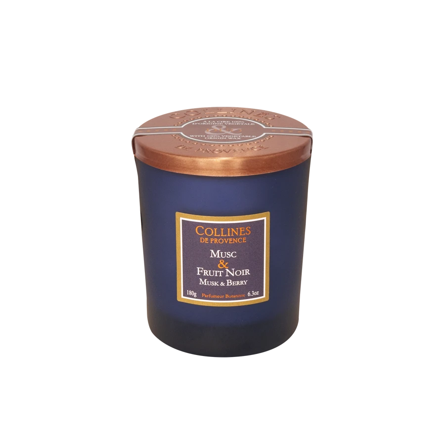 Musk & Berryscented candle