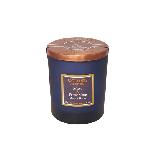 Musk & Berryscented candle