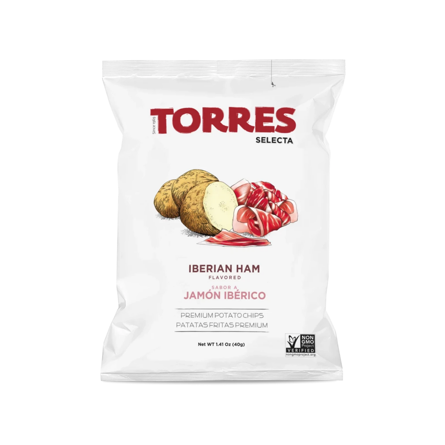 Iberian Ham Potato Chips, 50g