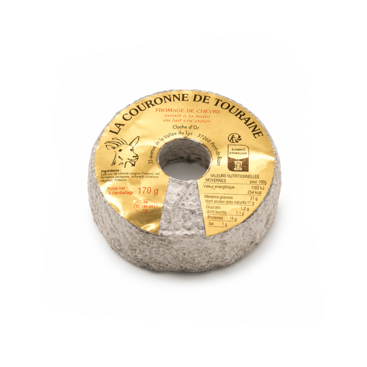 La Couronne de Touraine Goat Cheese, 170g