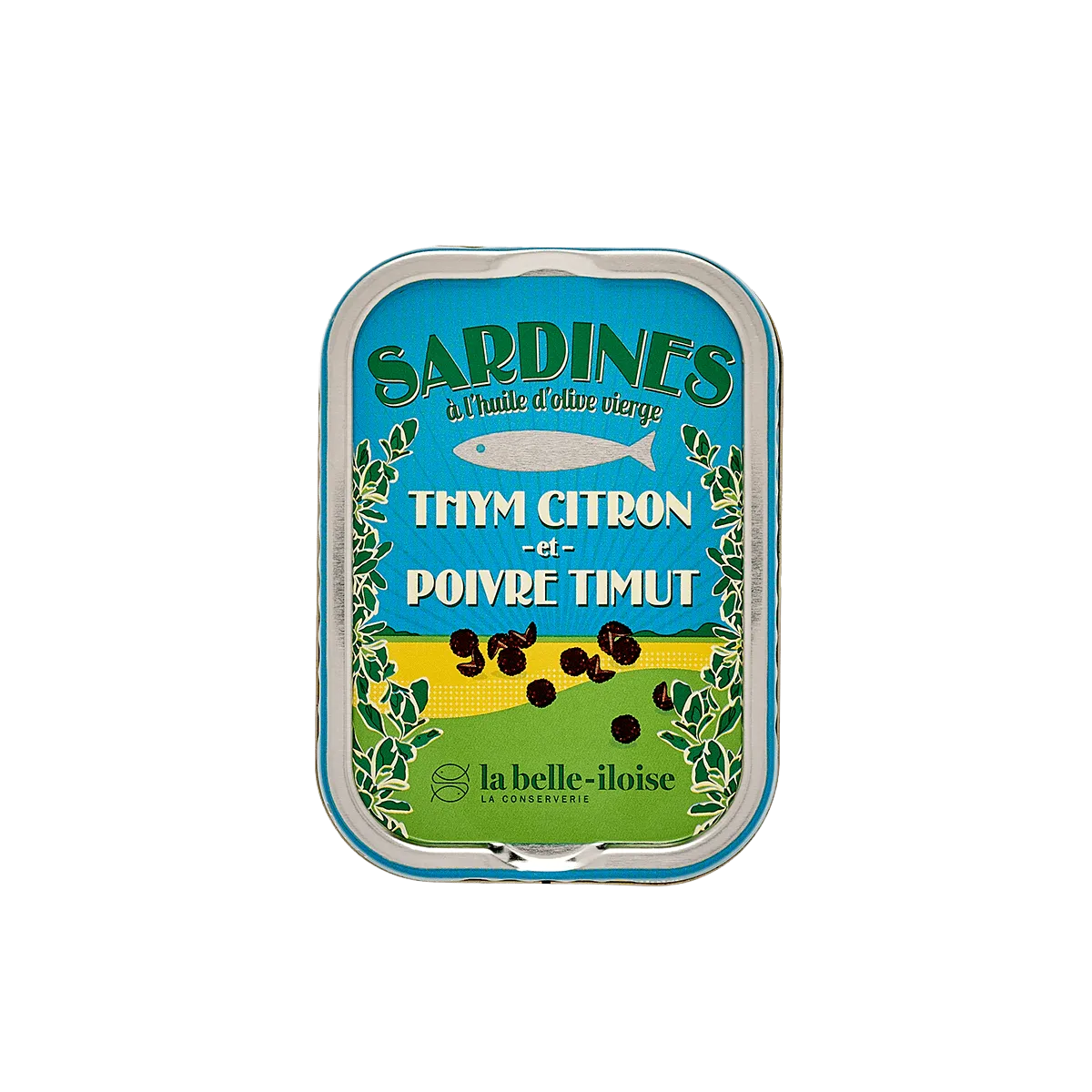 La Belle-Iloise Sardines with Lemon Thyme & Timut Pepper